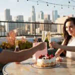 Birthday couple Chicago romance