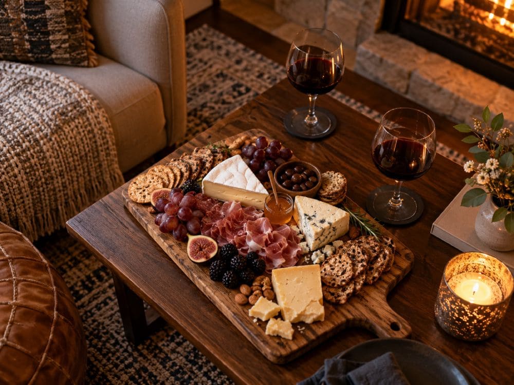 in-suite wine charcuterie smart packing